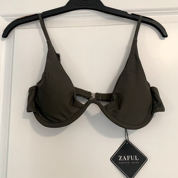 Army green brand new never worn bikini top - Picture 1 of 5